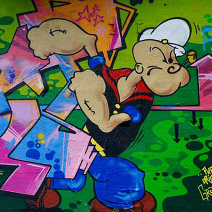 Projekt13 - Graffiti-WALL OF FAME... Die erste Hall of Fame entstand 1980 an der Kreuzung 106th Street und Park Avenue im New Yorker Stadtviertel East Harlem.